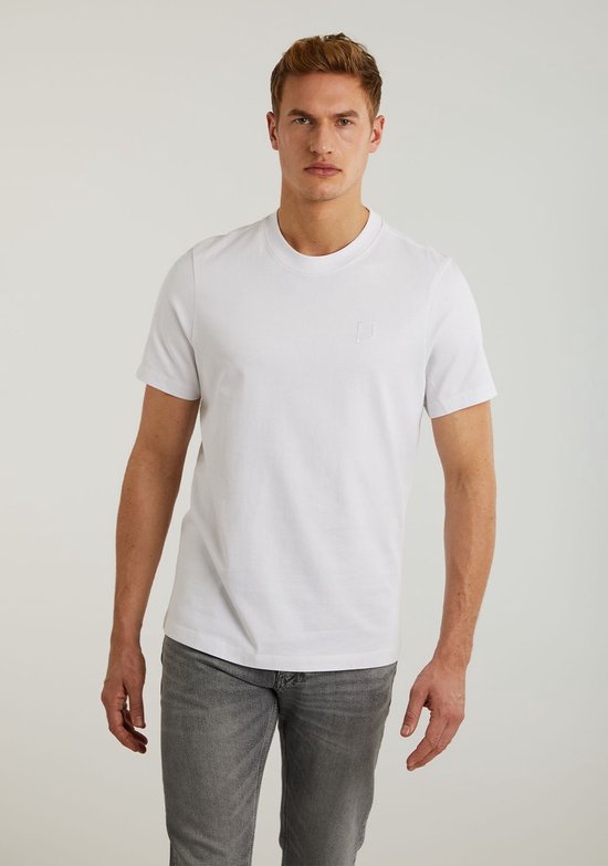 Chasin' T-shirt Eenvoudig T-shirt Brace-B Wit Maat XXL