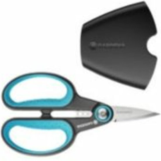 Gardena HerbCut kruidenschaar set met roestvrijstalen messen, ergonomisch, voedselveilig, ontbladeraar holster