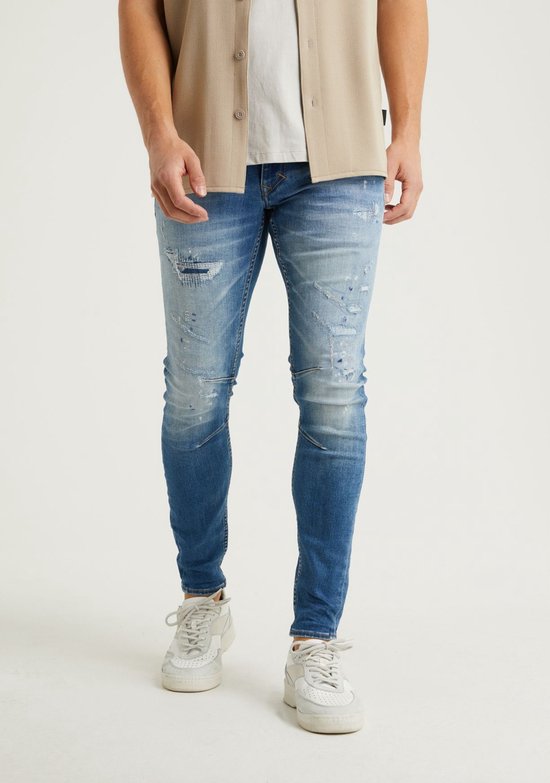 Chasin' Jeans Slim-fit jeans Altra Galaxy Blauw