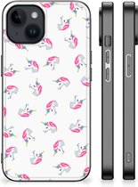 Back Case Geschikt voor iPhone 15 Plus Unicorns