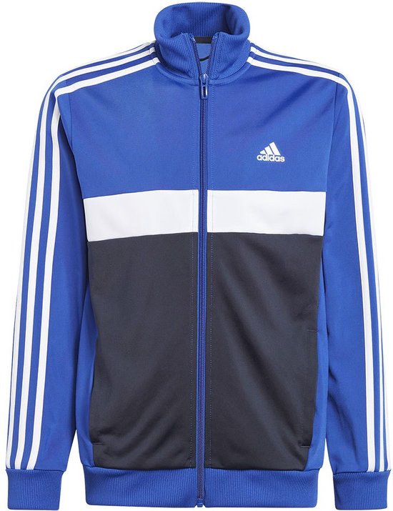 adidas Sportswear Essentials 3-Stripes Tiberio Trainingspak - Kinderen - Blauw- 128