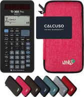 CALCUSO Basispakket roze met Rekenmachine TI-30X Pro Mathprint