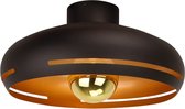 Chericoni Striscia Plafondlamp - Ø 45 cm - 1 lichts - E27 - Zwart Goud