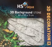 Hs Aqua 3d Background Stone Grey 60x55x3 Cm