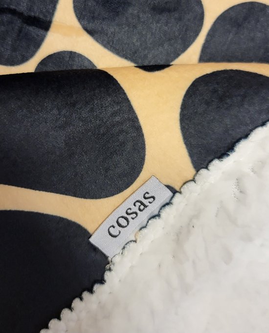 Fleece Deken met Mouwen - Hoodie Deken - Hoodie Blanket - Huggle Hoodie - Snuggle Hoodie - Dekens - Plaid met Mouwen - TV Deken - Giraffe Print - Dames en Heren - Volwassenen - 180x130 cm - Noodpakket - Kerstcadeau - Snuggie Moment