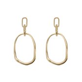 The Jewellery Club - Boucles d'oreilles May or - Boucles d'oreilles - Boucles d'oreilles femme - Or - Acier inoxydable - Classique - Statement - 5,5 cm