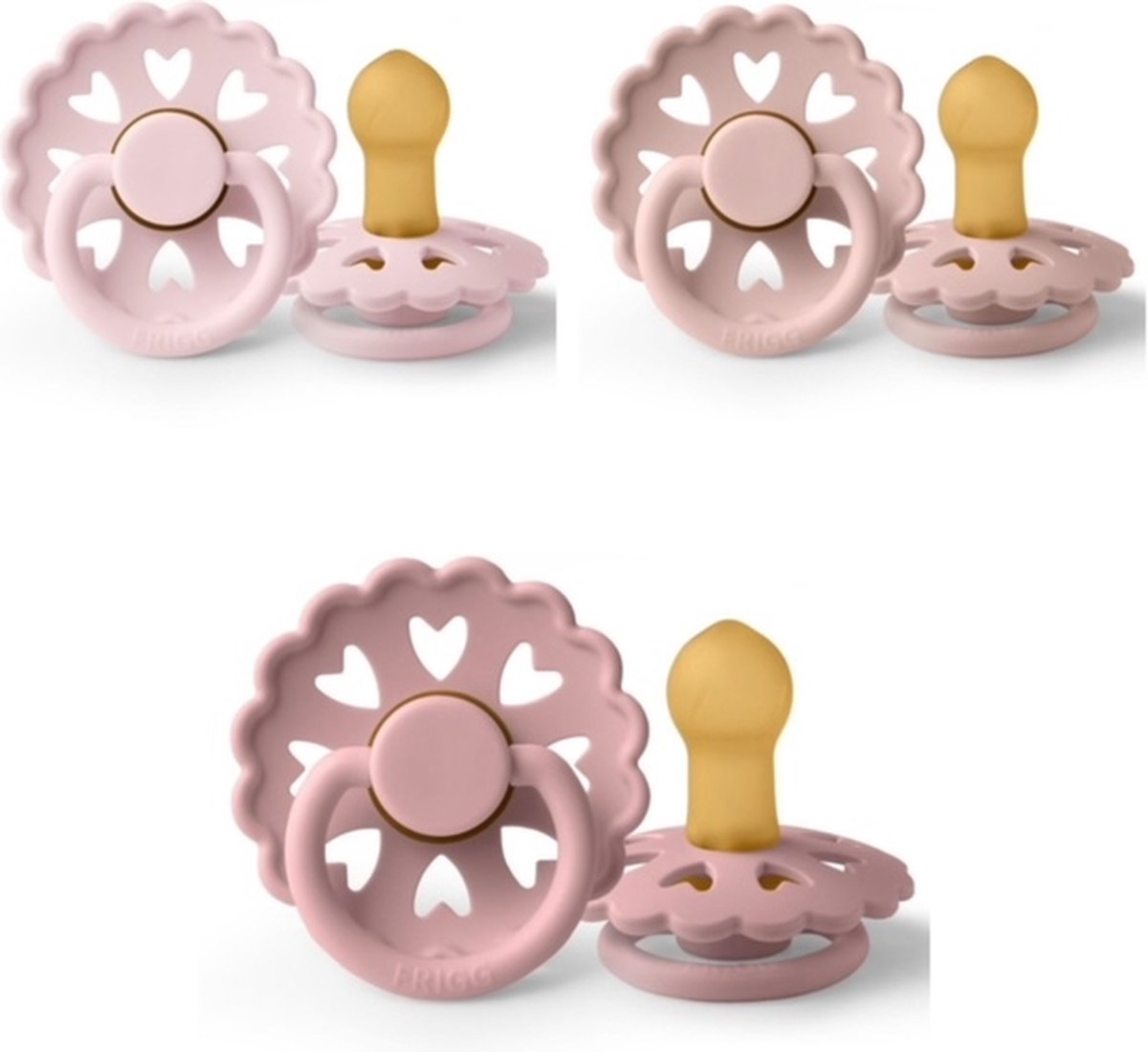 Goedkoopste Frigg Fairytale Fopspeen set 3 stuks The Snow Queen,The Little Match Girl en Thumbelina 6-18 maand maat 2