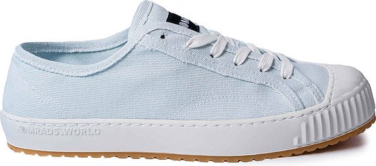 Komrads vegan sneakers - ICNS Spartak Baby Blue - Schoen uit duurzaam en gerecycleerd materiaal - Blauw - Maat 37