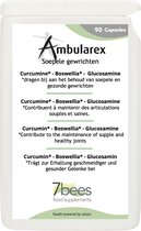 7Bees | Ambularex 90 capsules | Voor soepele gewrichten | Curcumine (BCM-95®) - Boswellia (Aprèsflex®) - Glucosamine (vegan) | 100% Plantaardig zonder enige toevoeging