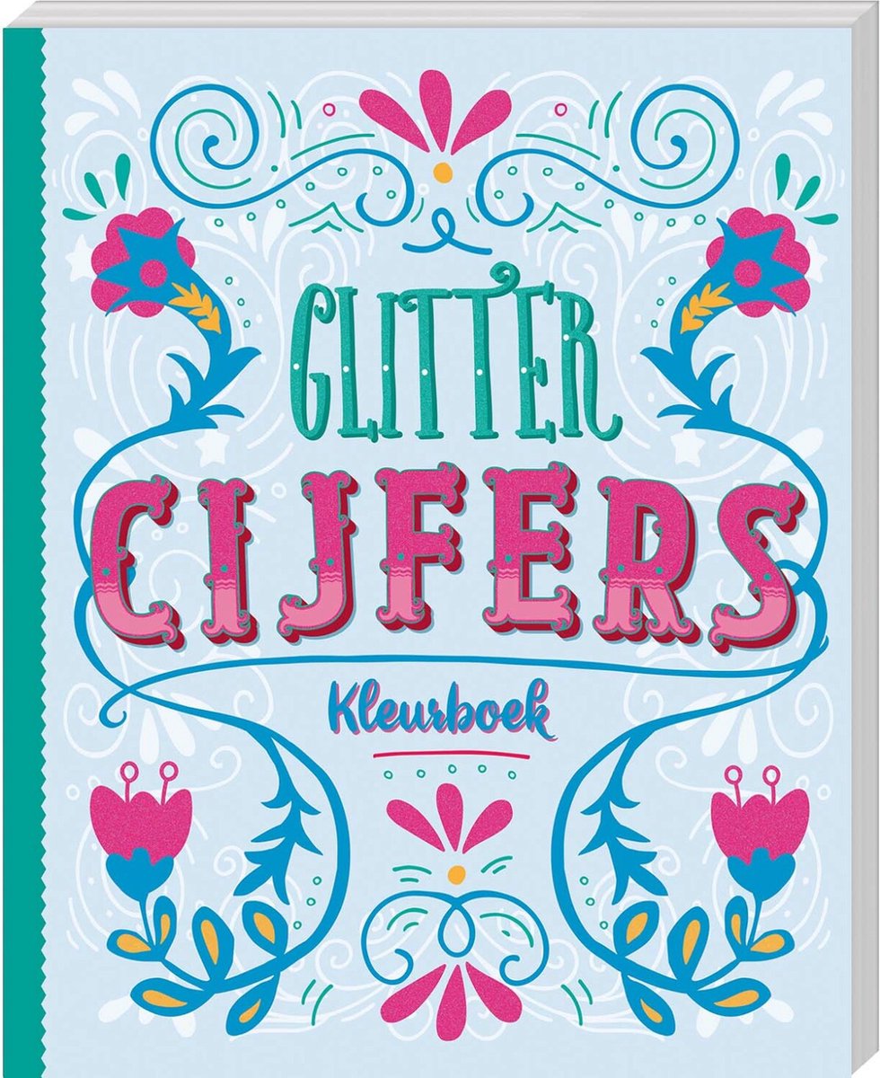 Glitterkleurboek Cijfers