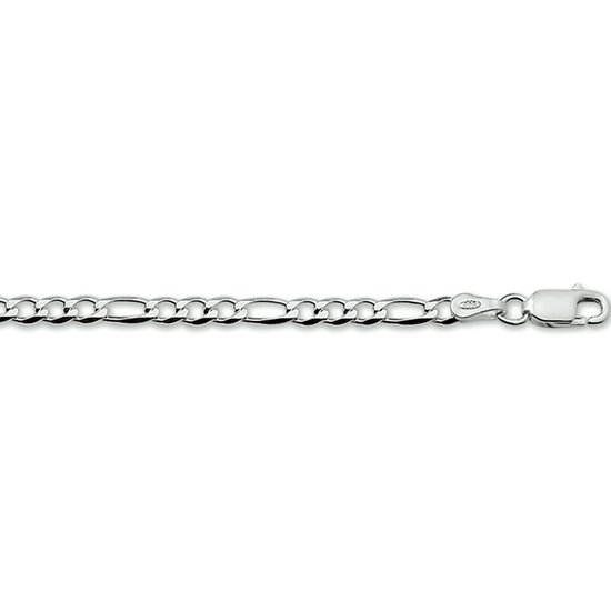 Glams Ketting Figaro 3,25 mm - Zilver