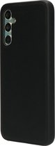 Mobiparts hoesje geschikt voor Samsung Galaxy A34 5G - Wallet 2-in-1 Boekhoesje - MagSafe - Echt Leder - Uitneembare Case - Sterke Magneet Sluiting - Contactloos betalen - Zwart