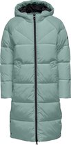 Only Jas Onlnewamanda Long Puffer Coat Cc Ot 15304786 Blue Surf Dames Maat - XS