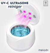 Melodii UV-C en Ultrasone Reiniger - Desinfectie apparaat - Kunstgebit Reiniger - Mondbeugel Reiniger - Uitlijner Reiniger