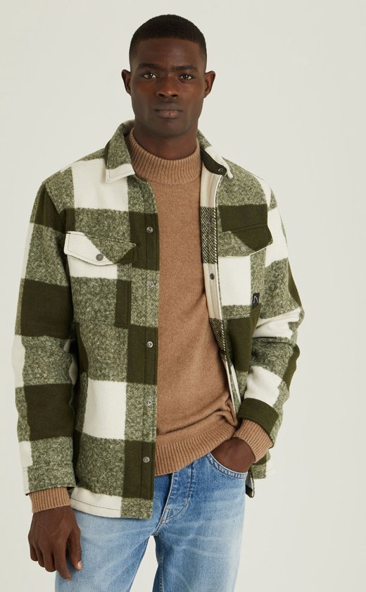 Chasin' Overhemd overhemd Porter Boucle Groen Maat L