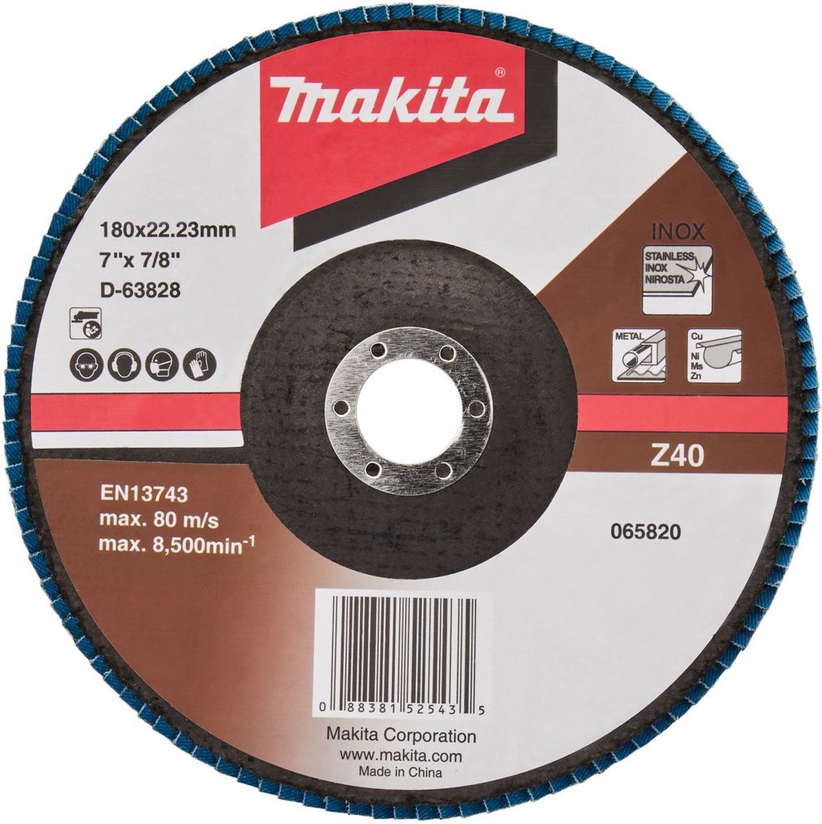 Makita Lamellenschijf 180 mm Z40 - D-63828