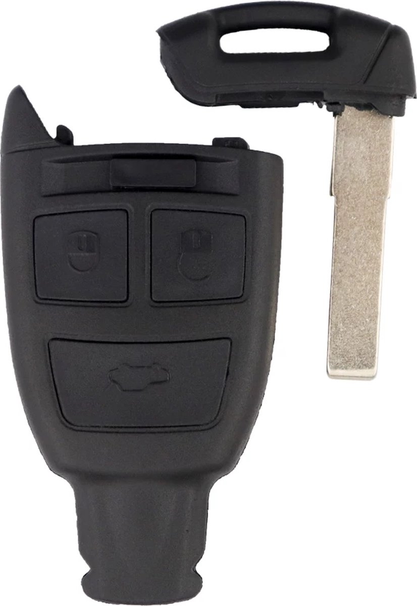 Autosleutelbehuizing - sleutelbehuizing auto - sleutelhoes - Autosleutel - Geschikt voor: Fiat 3 knops