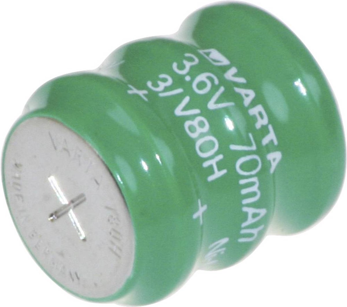 Varta V3/80H Oplaadbare knoopcel 80H NiMH 80 mAh 3.6 V 1 stuk(s)