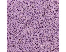 Aquariumgrind LILA - Bodembedekking Steentjes Gekleurd 4-6mm - 1KG