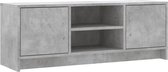 vidaXL-Tv-meubel-102x30x37,5-cm-bewerkt-hout-betongrijs