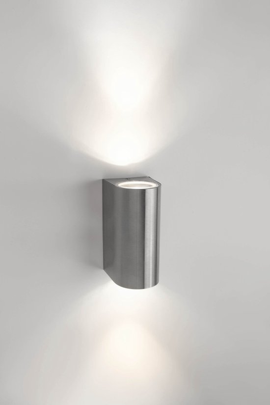PHILIPS HUE Nightingale Wandlamp Voor Buiten Up & Down GU10  Roestvrij Staal Rvs 144150115