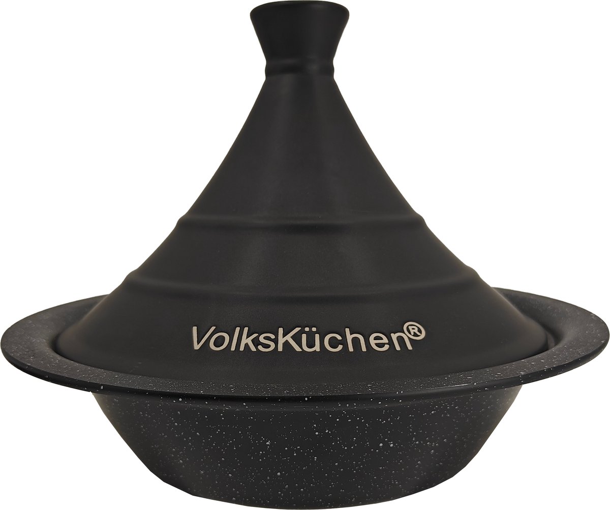 Volkskuchen Tajine - Ø28 cm x 7.1cm -Zwart
