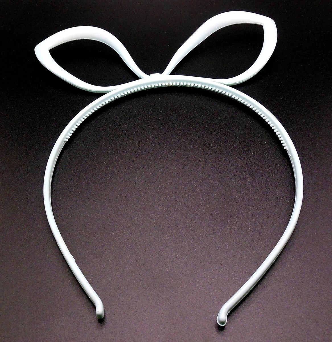 Diadeem met strik oren mintblauw - kinderfeestje - verjaardag