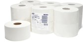 Tork Advanced papier toilette mini jumbo 1 pli blanc, 240 mtr x 10 cm, paquet de 12 rouleaux (110163)