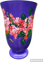 Daizies handbeschilderde glazen vazen