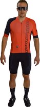TriTiTan Titanium Pro Cycling Jersey Short Sleeve - Fietstrui - Fietsshirt - Oranje - 2XS