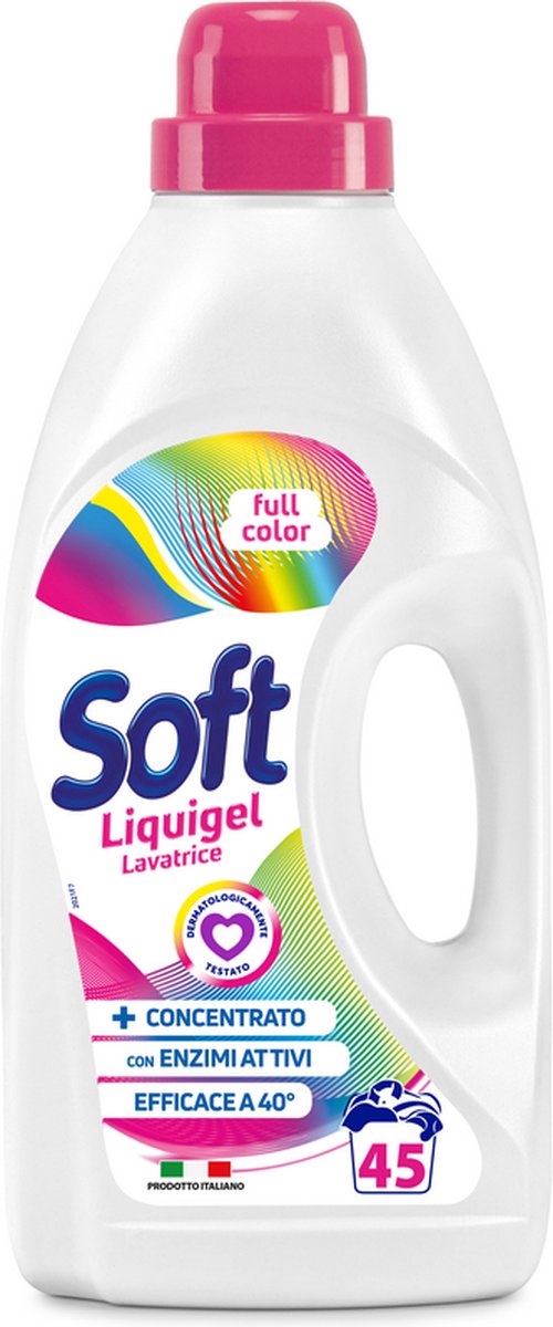 Soft wasmiddel voor de gekleurde was 45 wasbeurten