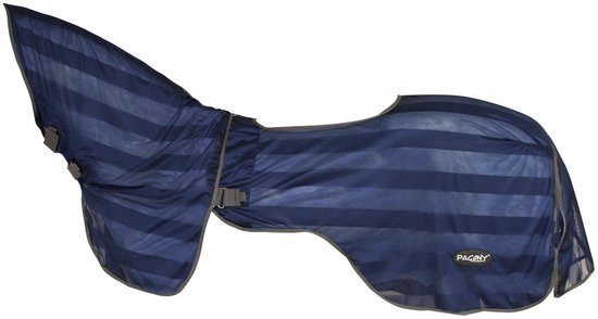 Pagony Flyrider Vliegendeken - Paardendeken - Maat: Cob - Donkerblauw - Polyamide Pagony Flyrider Vliegendeken - Paardendeken - Maat: Cob - Donkerblauw - Polyamide