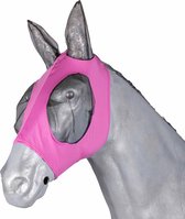 Pagony Easy Fit Vliegenmasker - Maat: Pony - Roze - Katoen