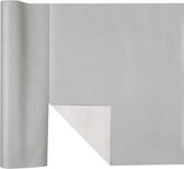 Tafelloper 3 in 1 Airlaid zilverkleurige afscheurbaar 3 stuks - Totale lengte 14.4m - Effen kleuren tafellopers - Feestartikelen - Themafeestversiering