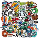 CHPN - Stickers - Skateboard stickers - Skate stickers - Skaten - 50 Stuks - Skateboard Logo Stickers - Voor Volwassenen & Kinderen - Perfect voor Laptops & Skateboards - Cadeau