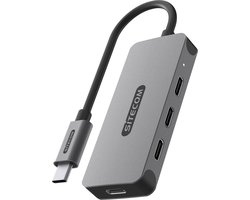 Sitecom - USB-C to 4x USB-C Hub - max 5 Gbps / max 7,5 W opladen per poort - 15cm kabel