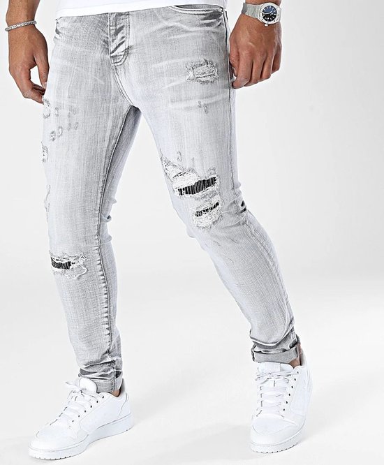 Skinny Jeans Grijs Valenci