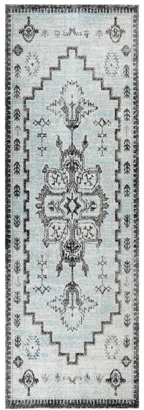 vidaXL Tapis d'extérieur tissé à plat 80 x 150 cm Multicolore