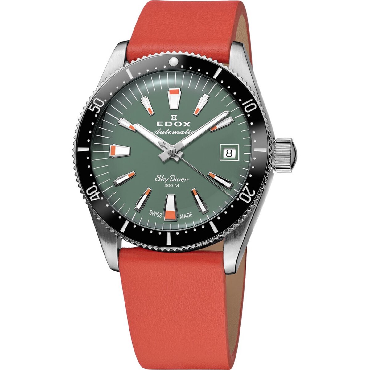 EDOX Skydiver Automatic Lady SET 80131-3NC-VI vrouwen horloge