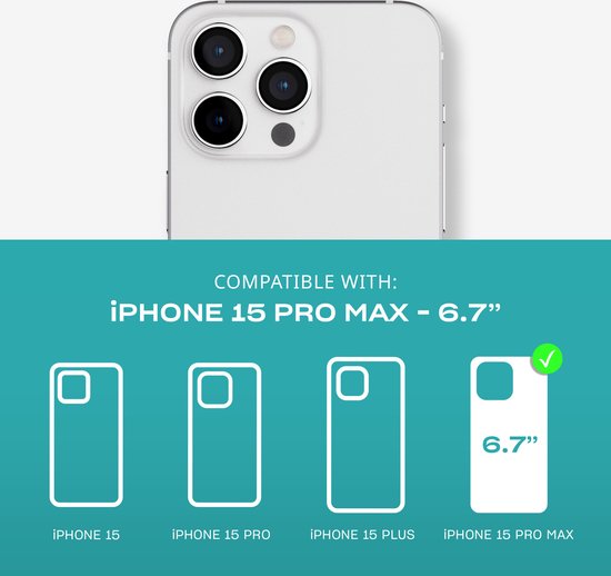 iPhone 15 Pro Magsafe hoesje transparant