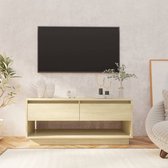The Living Store Televisiemeubel - Sonoma Eiken - 102 x 41 x 44 cm - Stabiele constructie
