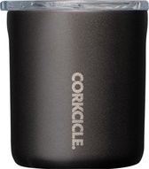 Corkcicle Buzz Cup 355ml-Ceramic Slate- Reisbeker met onbreekbare deksel- Drievoudig geïsoleerd-RVS - Koffiebeker- Drinkbeker- Thermosbeker