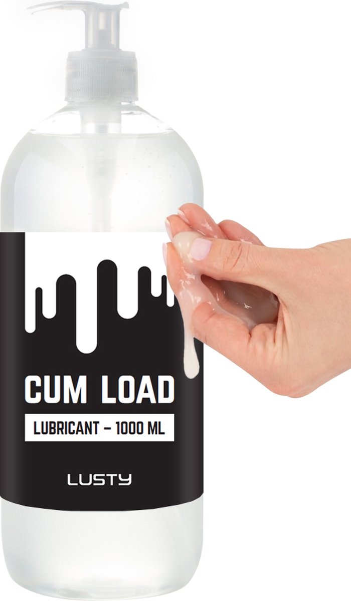 Goedkoopste Lusty Cum Load Sperma Glijmiddel - 1000 ml - Nieuwe Formule -Hybride Glijmiddel - Op Water- en Siliconenbasis