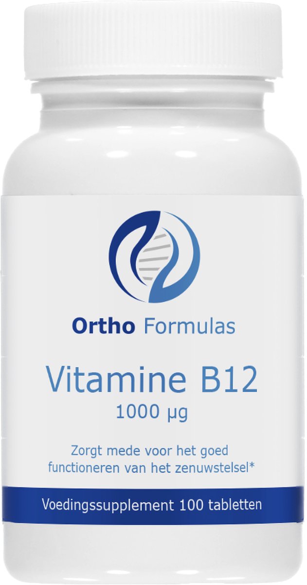 Goedkoopste Vitamine B12 - 1000 mcg - 100 tabletten - methylcobalamine - aanmaak rode bloedcellen - opbouw zenuwcellen - energie - immuunsysteem - vegan