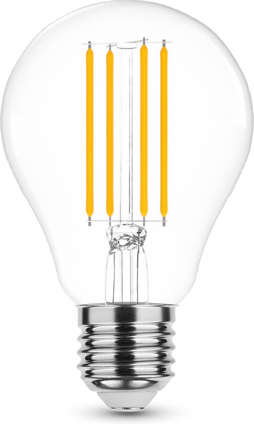 Modee Lighting - LED Filament lamp - E27 A60 8W - 4000K helder wit licht