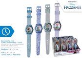 Montre numérique de Luxe Disney Frozen 2 - Avec lumière clignotante - Violet - 29 x 9,5 CM - Frozen Elsa - Cadeau - Cadeau