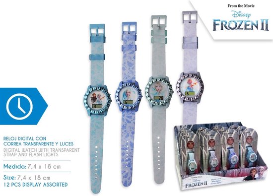 Disney Frozen Luxe Digitaal horloge Met Knipper Licht Paars