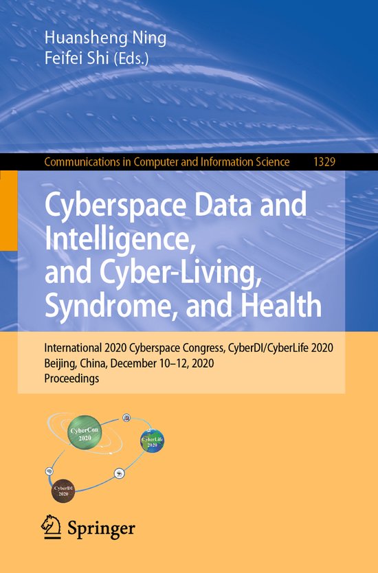 Communications in Computer and Information Science1329- Cybe ... - cover