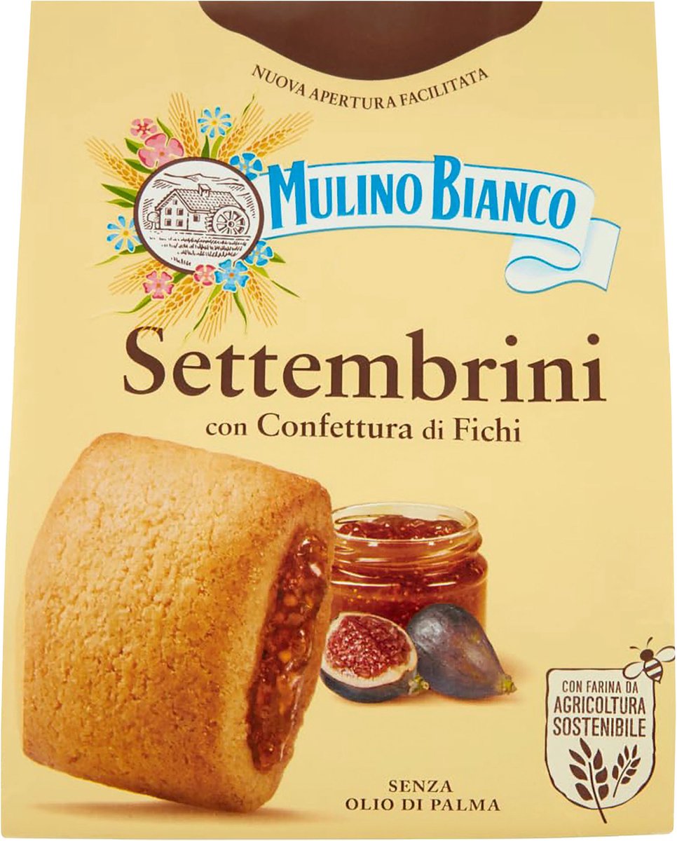 MULINO BIANCO Baiocchi - biscuits fourrés à la pistache 240g (3 paquets)