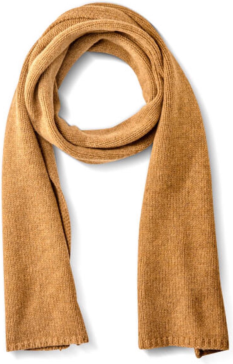 Fellhof Attersee sjaal merinowol - riet - unisex - warme sjaal - wollen sjaal - zacht - ademend - temperatuurregulerend - antibacterieel
